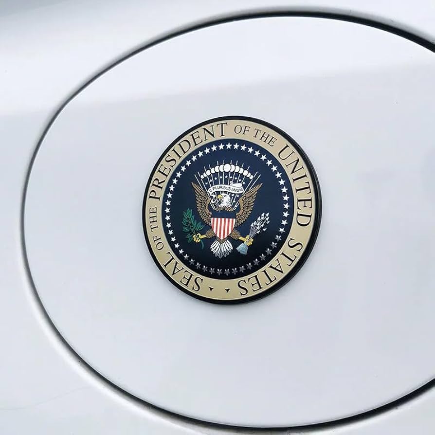 Amazon.co.jp: アメリカ大統領 3Dアルミニウム 車の装飾 カー